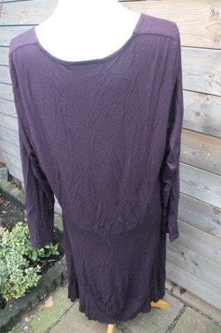 Jurk aubergine Ophilia mt 5 (mt 52/54) Vaste prijs, Jurk, Paars, Ophalen of Verzenden, Zo goed als nieuw