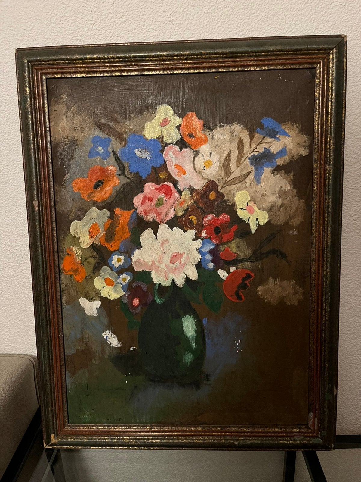 Antiek olieverf schilderij, Ophalen