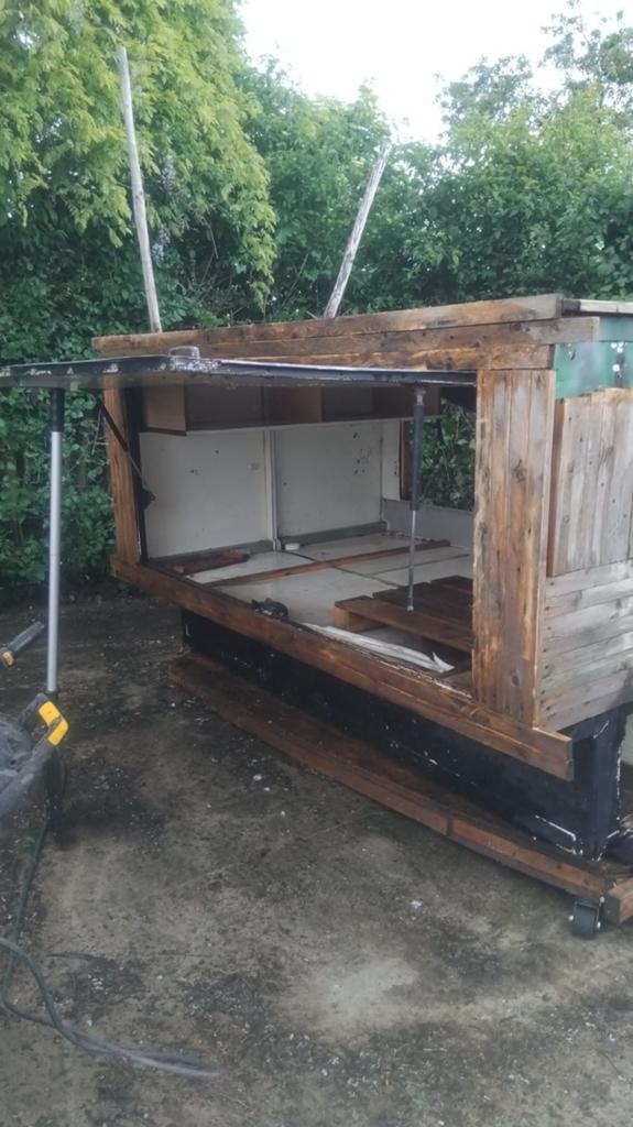 Gratis! Opbouw voor pick-up of aanhangwagen - 500 kg, Caravans en Kamperen, Ophalen, Gebruikt