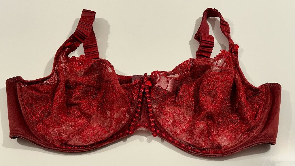 Empreinte rode kanten BH D-cup, Empreinte, Ophalen of Verzenden, Rood, BH