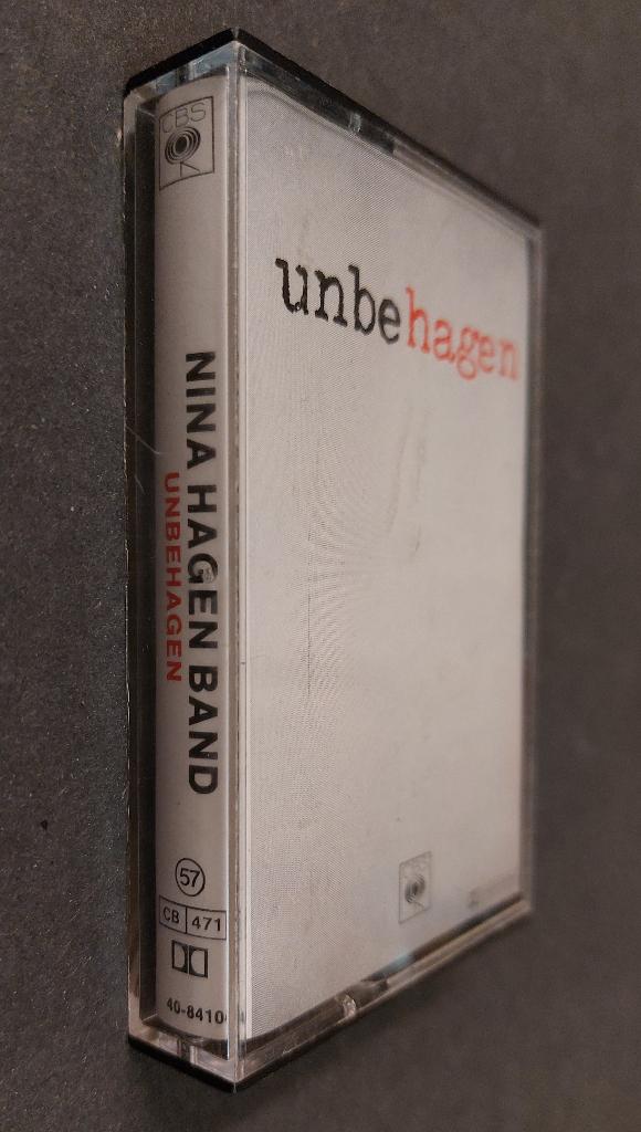 Nina Hagen CASSETTE Unbehagen Herman Brood, Gebruikt, Verzenden, 1 bandje, Origineel