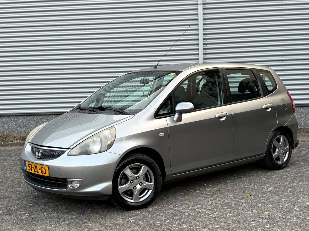 Honda Jazz 1.2 Cool Airco ijskoud APK Org NL NAP Velgen, 450 kg, Zwart, 4 cilinders, Leder en Stof