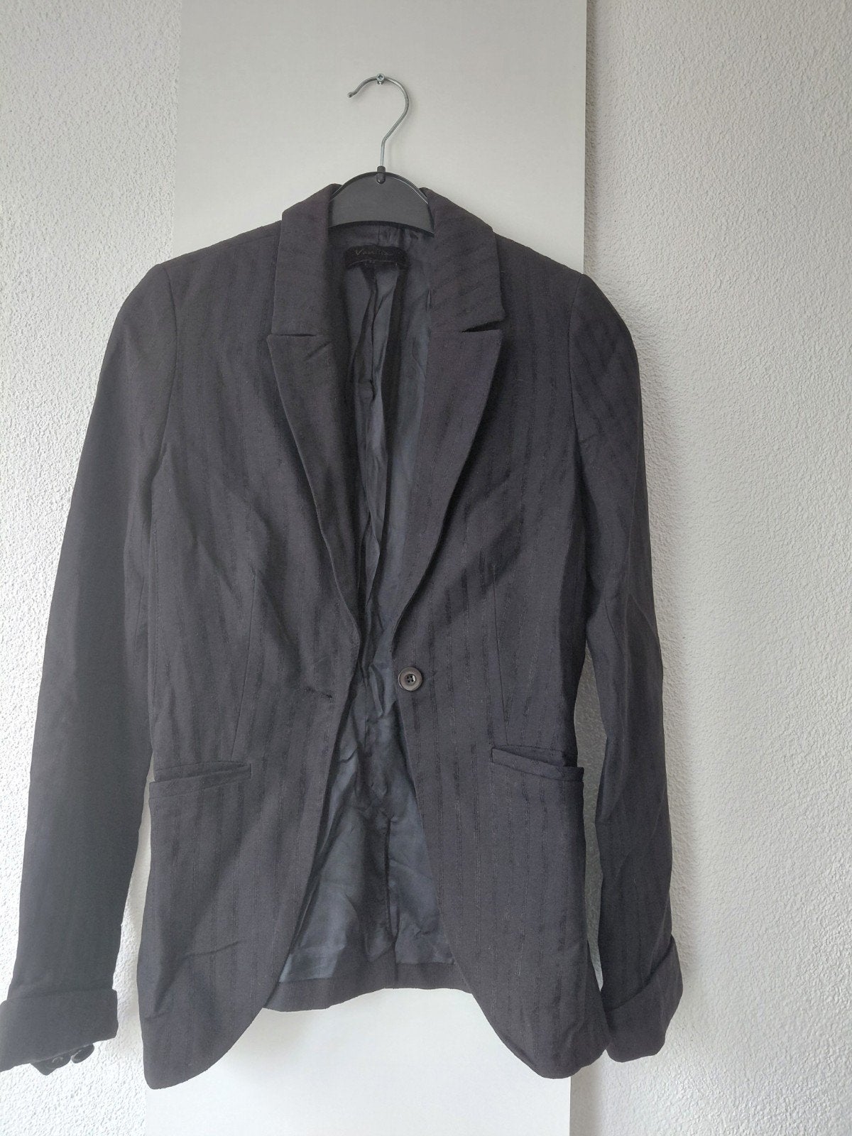VANILIA zwarte blazer 34, Kleding | Dames, Vanilia, Zwart, Ophalen of Verzenden, Zo goed als nieuw