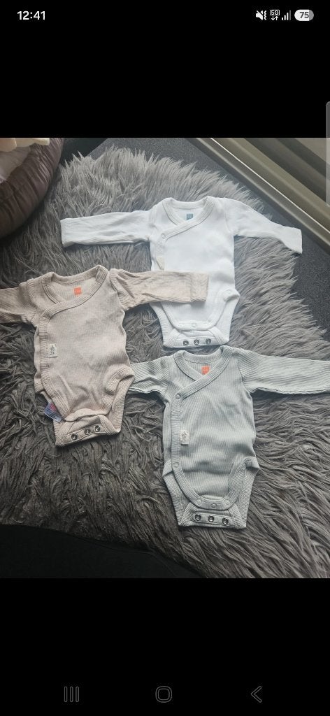 Meegroei rompers maat 44, Nacht- of Onderkleding, Jongetje of Meisje, Nieuw, Ophalen of Verzenden