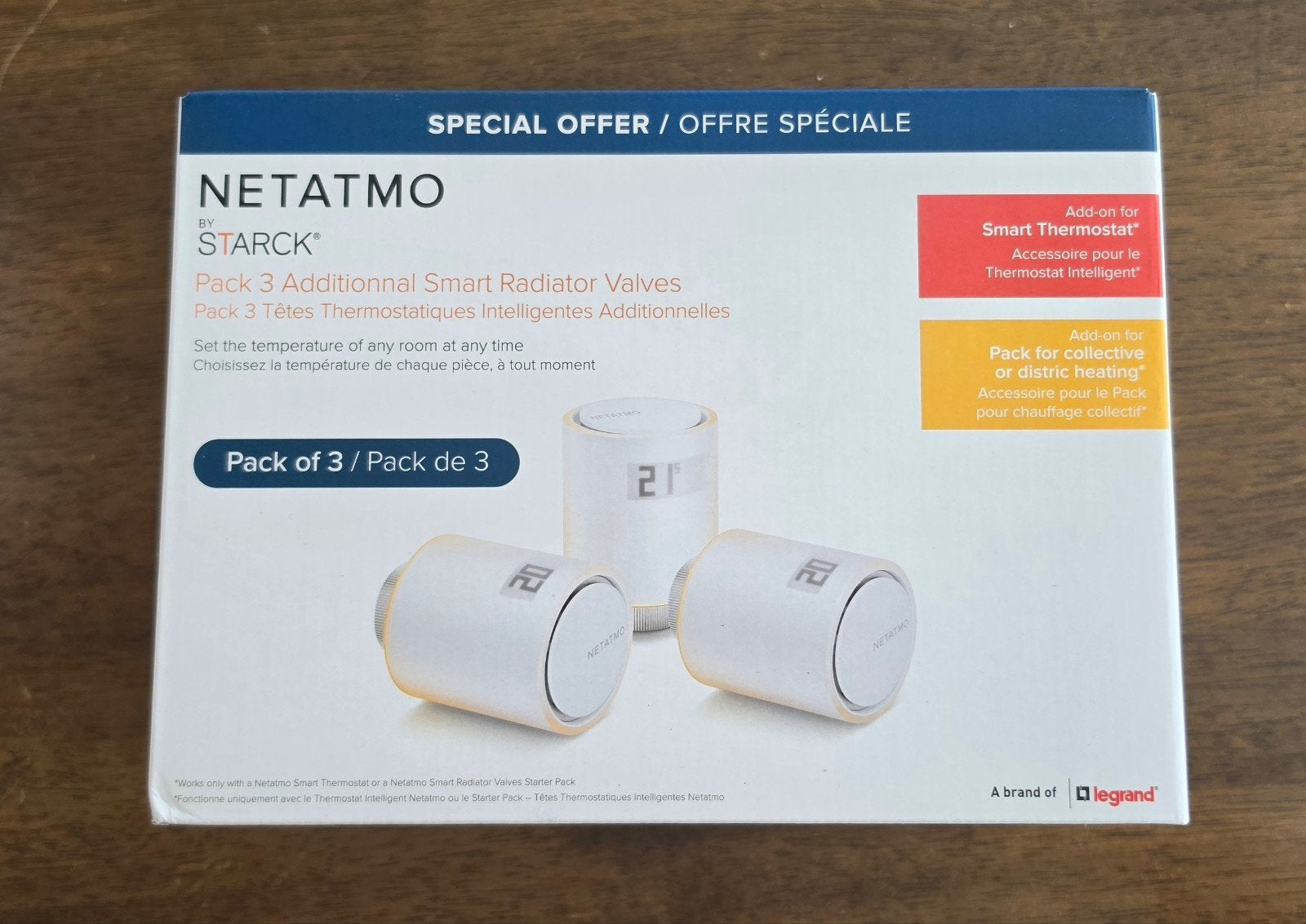 Netatmo + slimme radiatorknoppen, Minder dan 30 cm, Radiator, Nieuw, Minder dan 60 cm