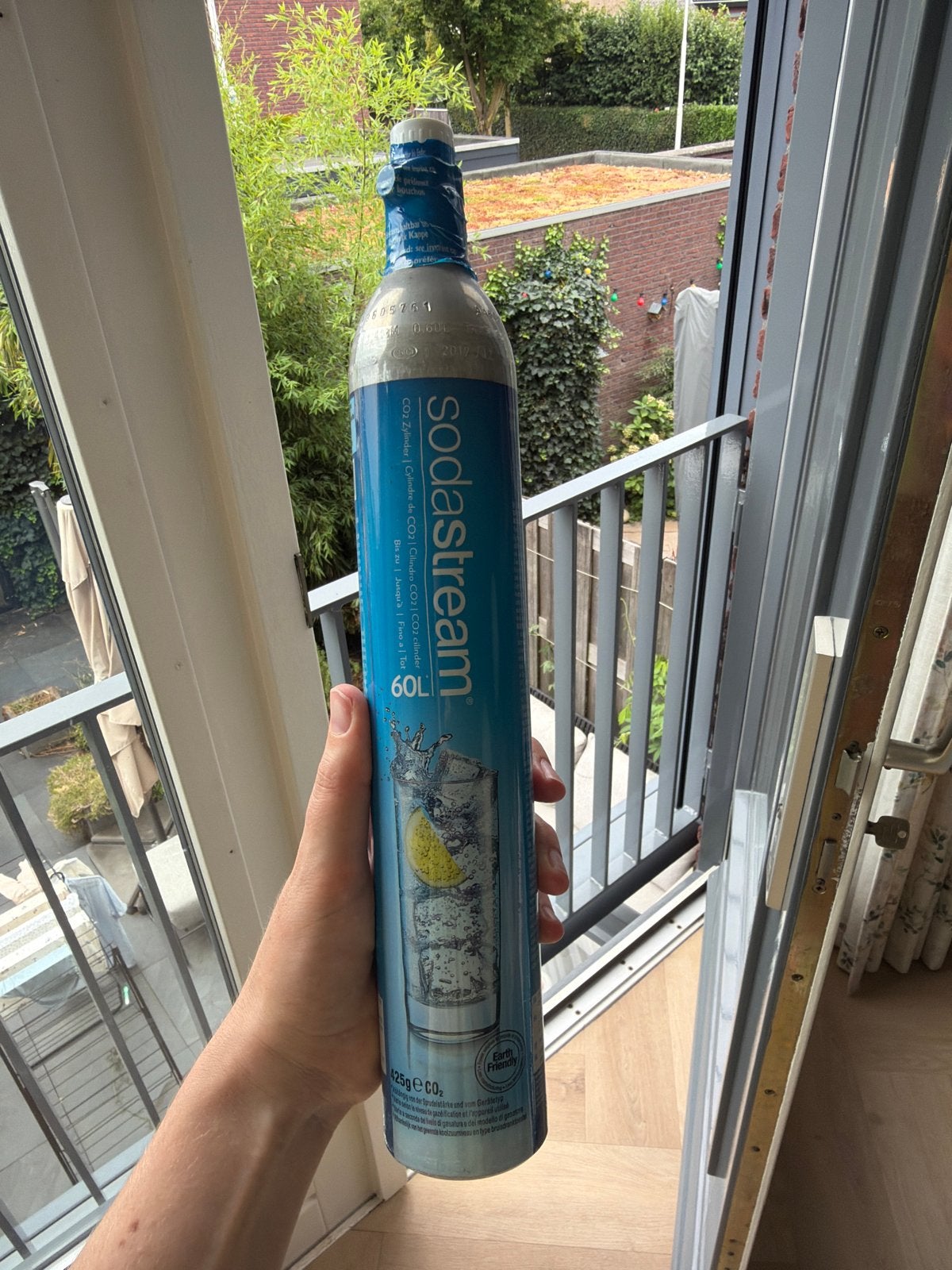 Sodastream CO2 cilinder 60L, Witgoed en Apparatuur, Bruiswatermachines, Ophalen, Nieuw