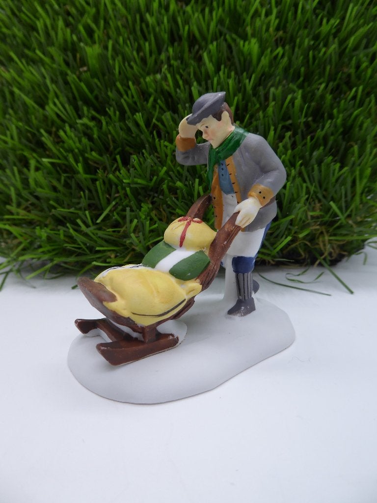Department 56 Kerstdorp item - 92 - Ik ruim alles op, Ophalen of Verzenden, Zo goed als nieuw