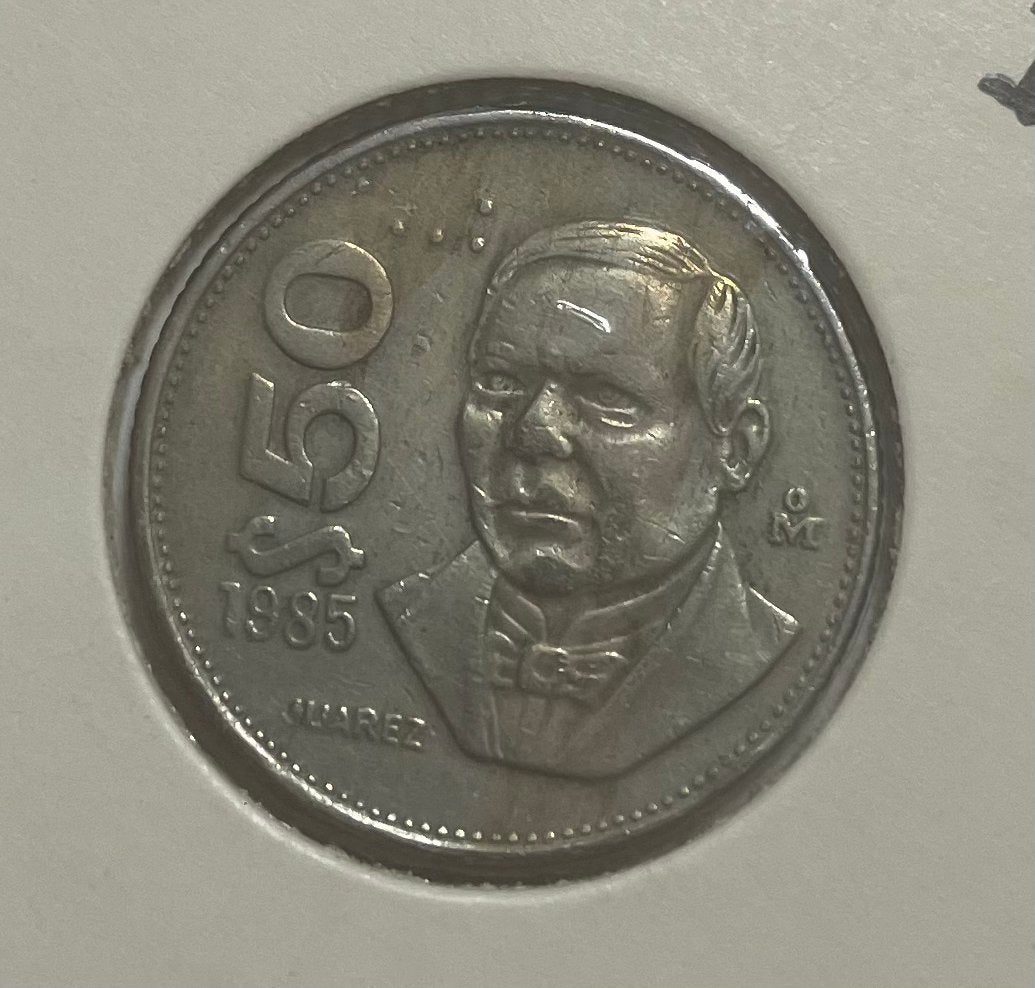 50 pesos Mexico 1985, Ophalen of Verzenden