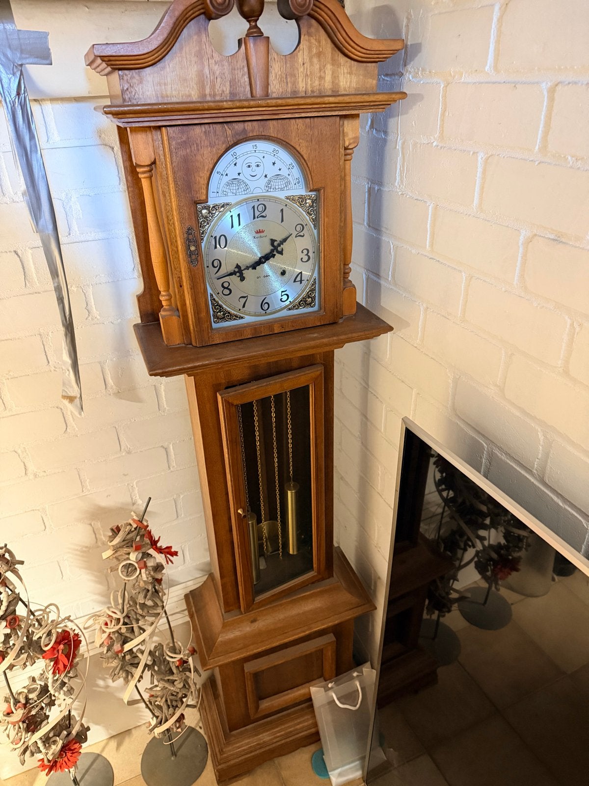 Antieke Kurfurst Staande Klok - 182 cm hoog, Ophalen