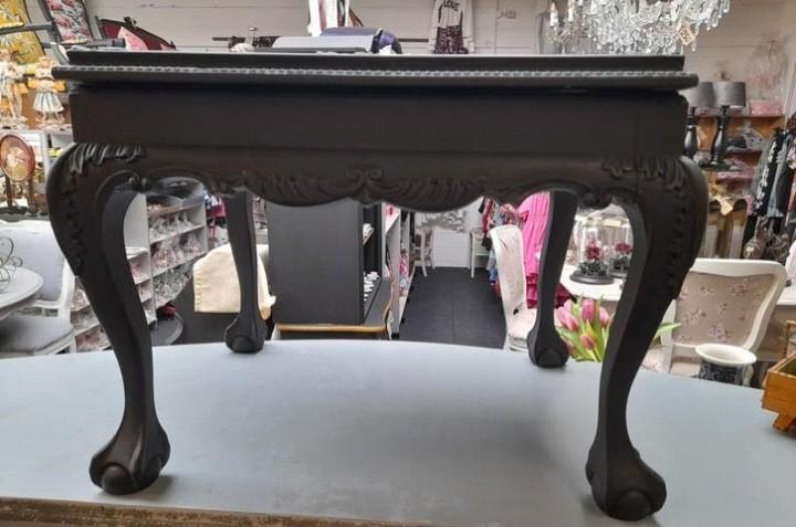Zwart barok bijzet tafel, Ophalen of Verzenden