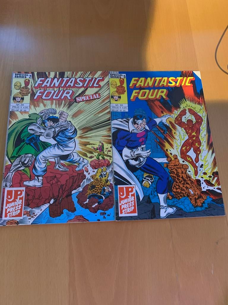Fantastic Four Special - Nrs. 29 & 30 - Junior Press Strip, Boeken, Strips | Comics, Meerdere comics, Ophalen of Verzenden, Gelezen