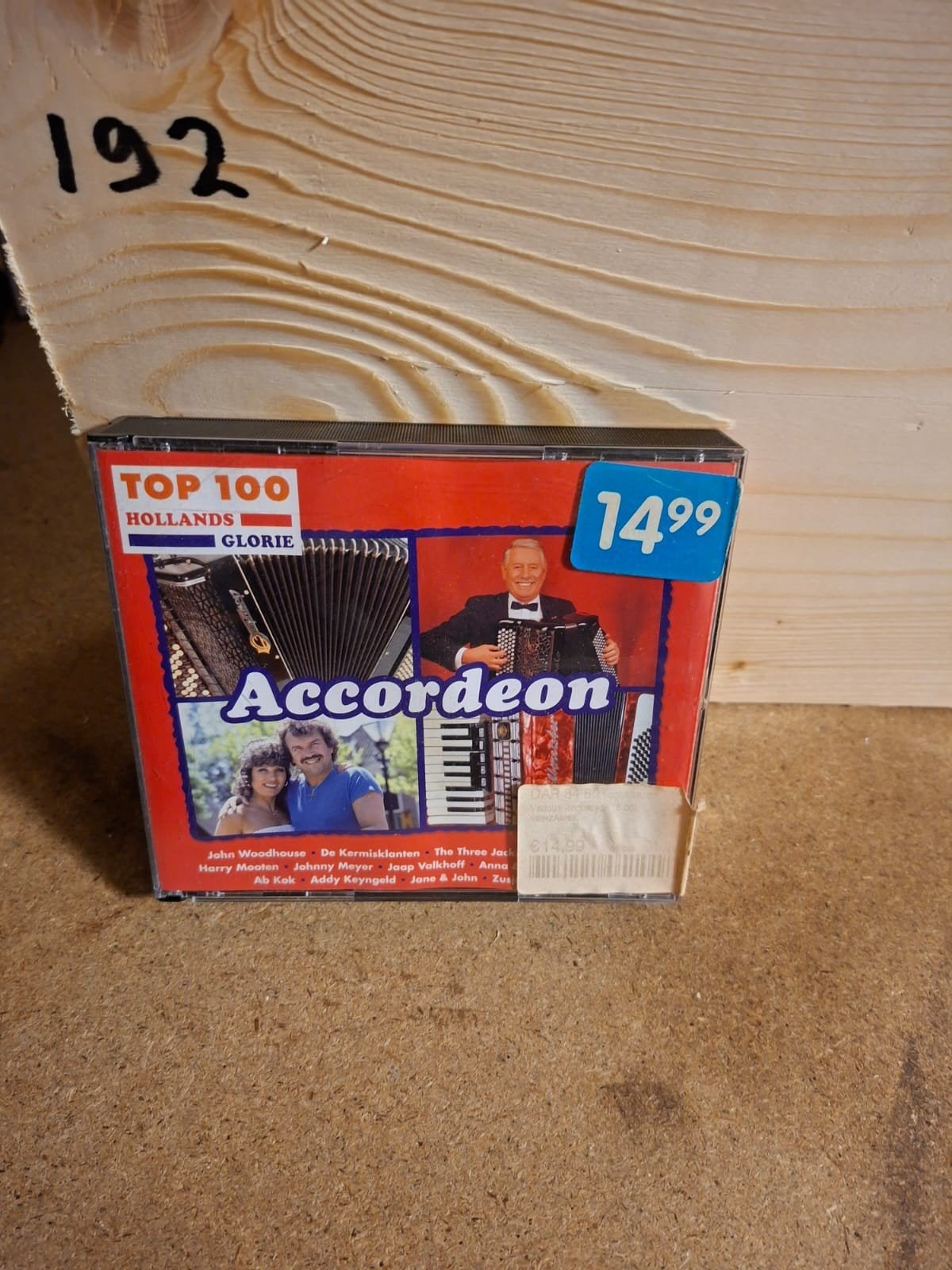Top 100 Hollands Glorie Accordeon CD, Ophalen of Verzenden, Gebruikt, Schlager, Verzamelalbum