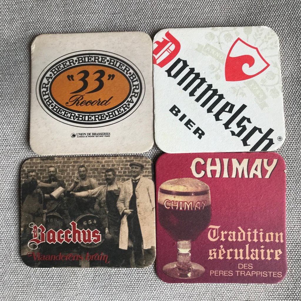 Bierviltje 33 Record bier - Dommelsch -Bacchus, Ophalen of Verzenden, Gebruikt, Viltje(s), Overige merken