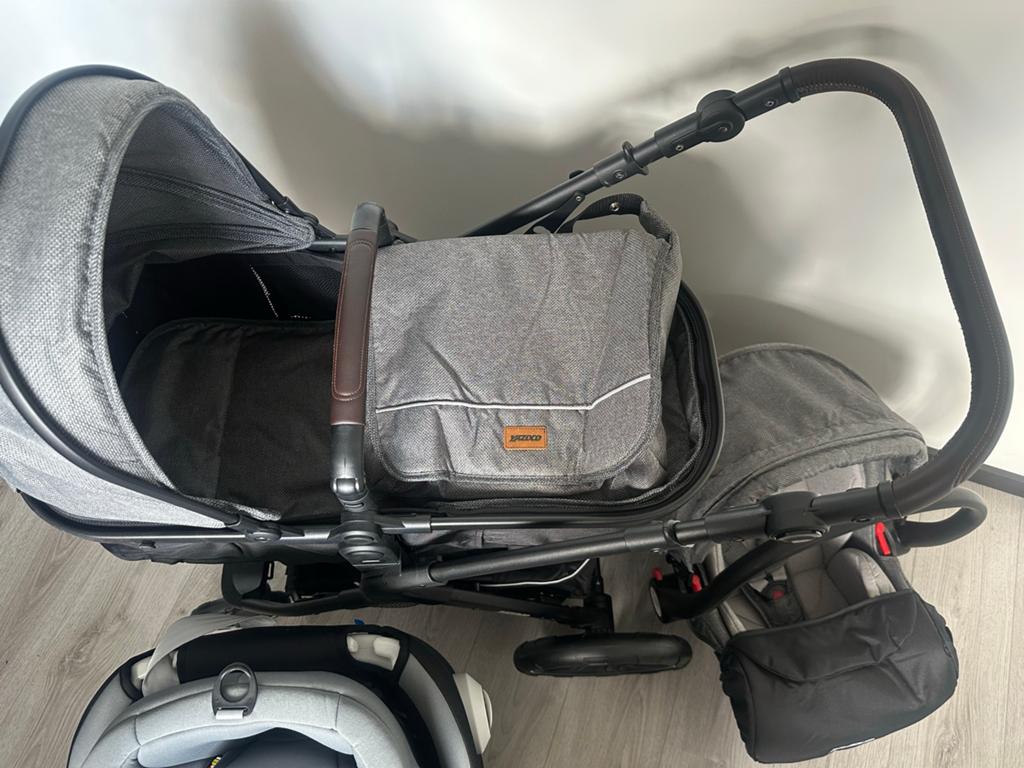 Complete 3-in-1 Kinderwagen Set - Grijs, Kinderen en Baby's, Kinderwagens en Combinaties, Overige merken, Nieuw, Ophalen of Verzenden