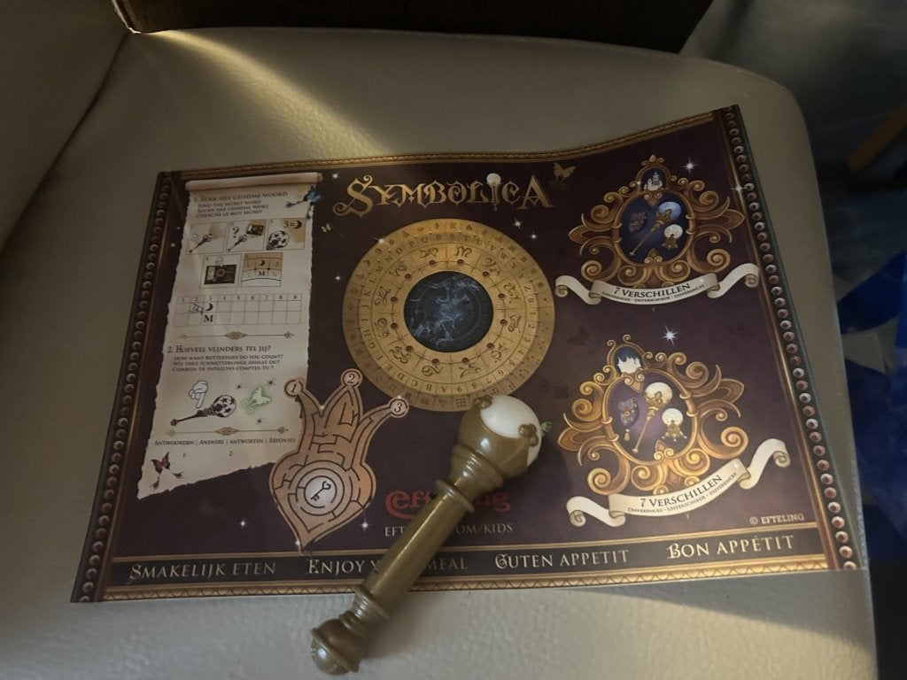Efteling Symbolica speel blad met twinkeltoorts, Verzamelen, Efteling, Ophalen of Verzenden, Zo goed als nieuw, Overige typen