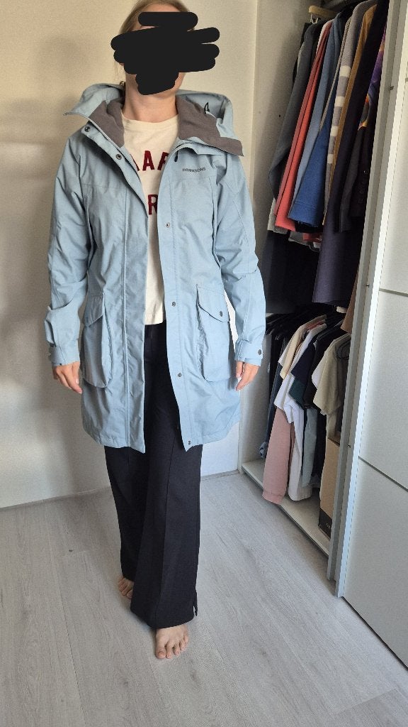 Didriksons Thelma W parka size M, Maat 38/40 (M), Blauw, Ophalen of Verzenden, Zo goed als nieuw
