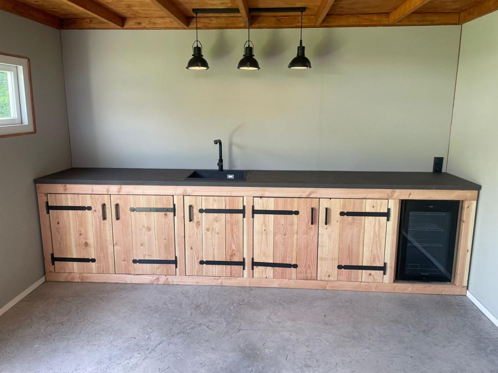 Maatwerk Buitenkeuken van Douglas hout – Luxe uitstraling, Ophalen, Nieuw