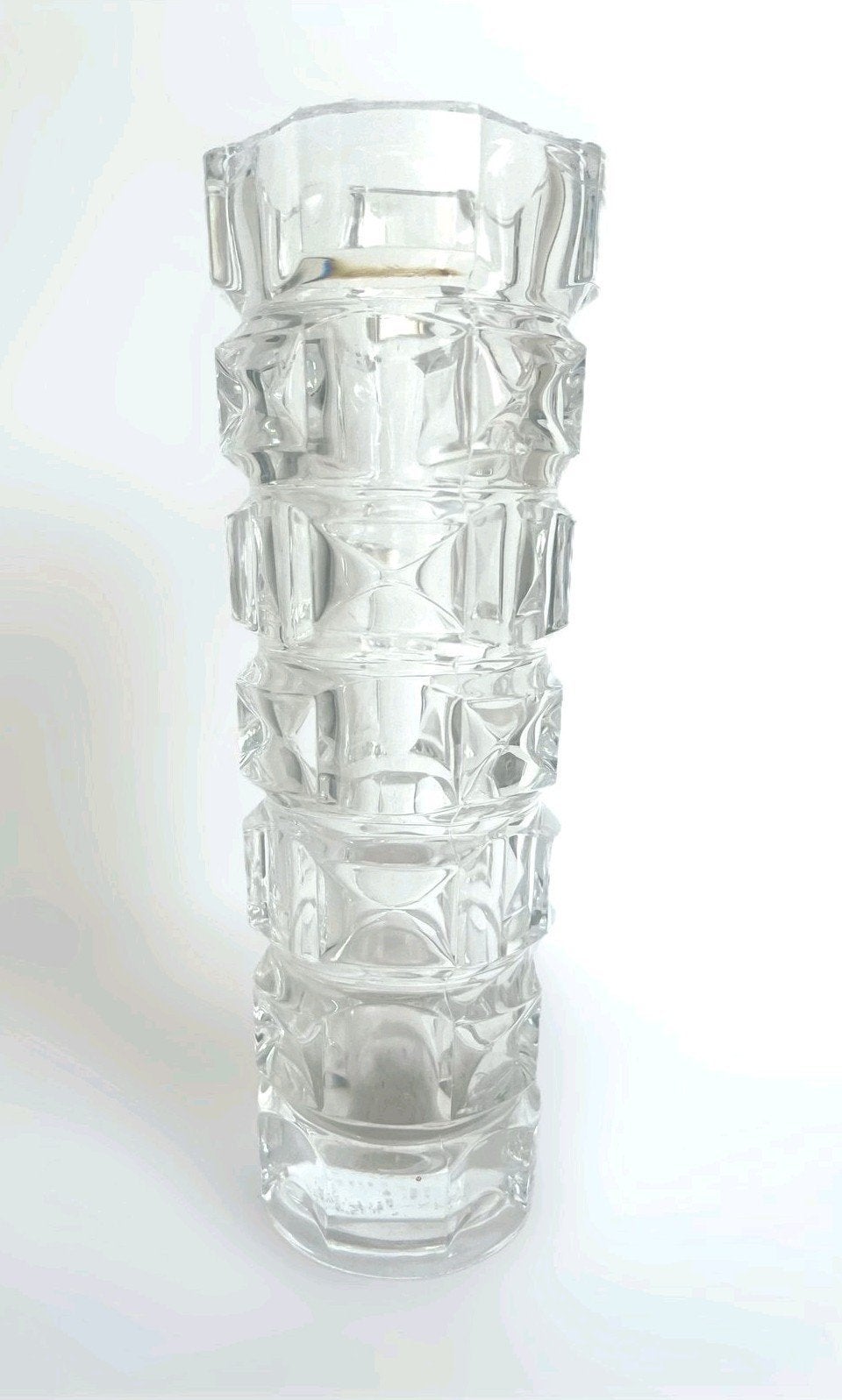 Vintage Franse Cristal D'Arques Vaas, Ophalen of Verzenden, Zo goed als nieuw, Overige typen
