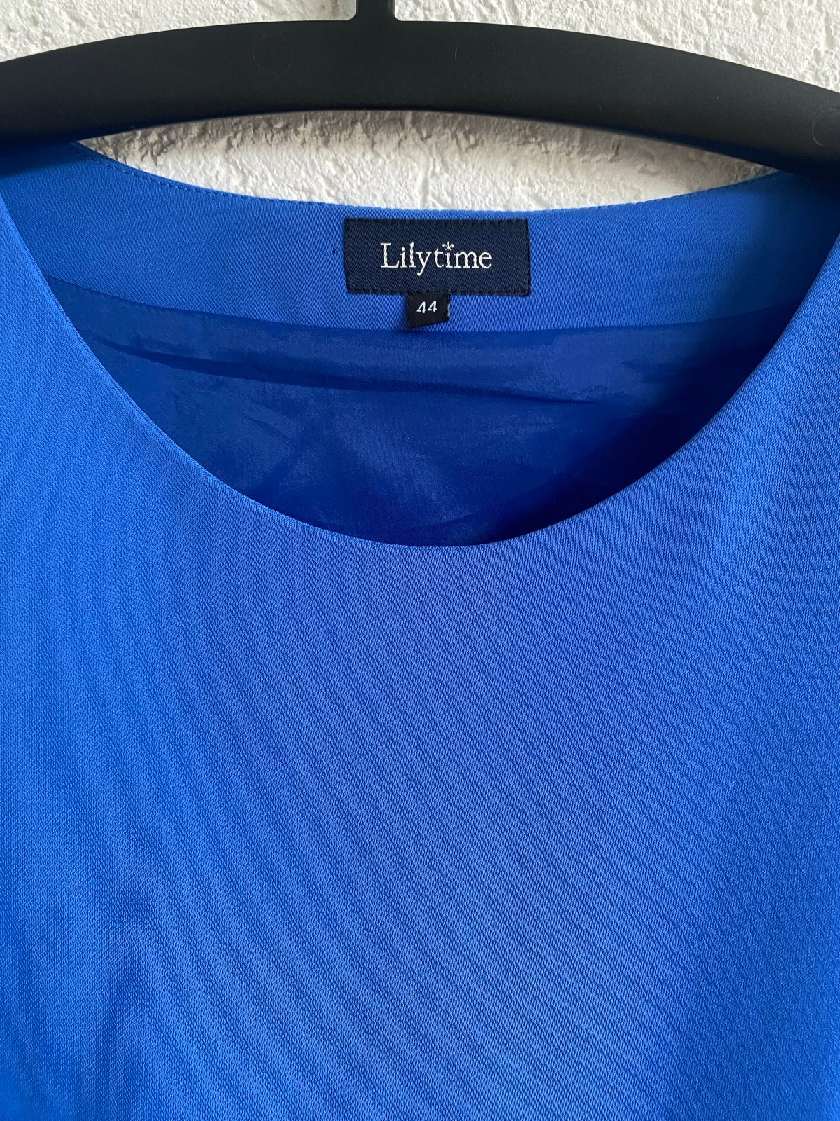 Lilytime Kobaltblauwe Jurk Maat 44, Kleding | Dames, Jurken, Zo goed als nieuw, Maat 42/44 (L), Blauw, Knielengte, Ophalen of Verzenden