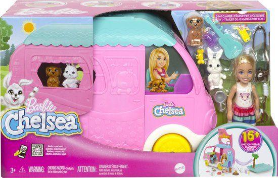 Barbie: Chelsea Camper 2 in 1, Barbie, ., Nieuw, Ophalen of Verzenden