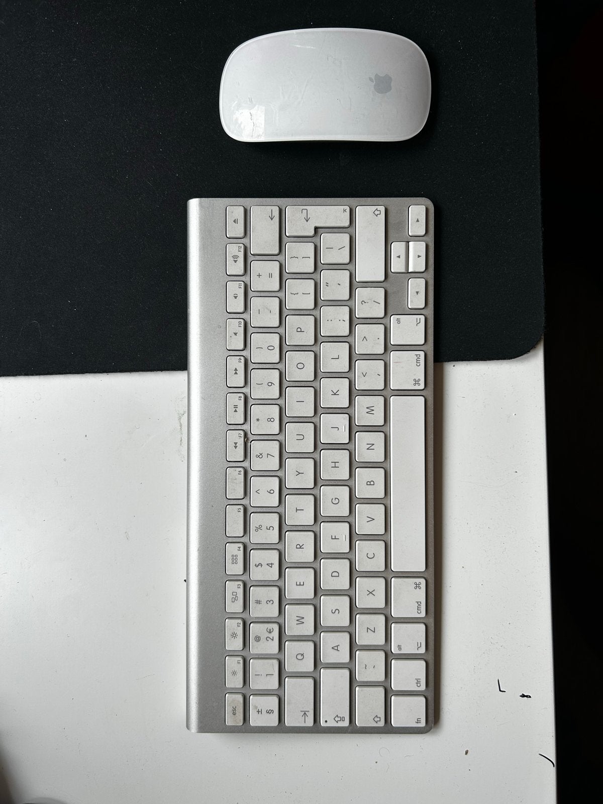 Apple Magic Keyboard en Magic Mouse Set, Computers en Software, Muizen, Zo goed als nieuw, Overige typen, Rechtshandig, Draadloos