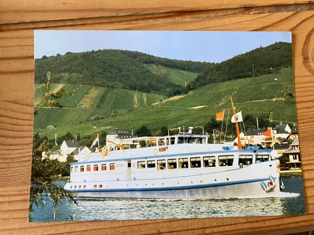 Ansichtkaart Passagiersschip patria Nooitgedacht zwartsluis, Verzamelen, Ophalen of Verzenden, Zo goed als nieuw, Kaart, Foto of Prent