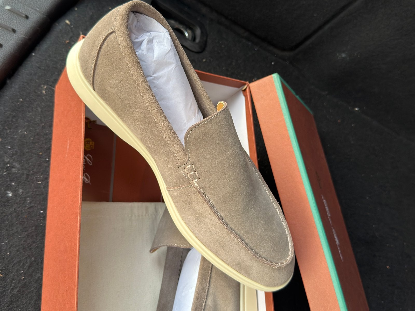 Loro Piana - Loafers - Heren - Maat: 43, Kleding | Heren, Ophalen of Verzenden, Nieuw, Blauw, Loafers