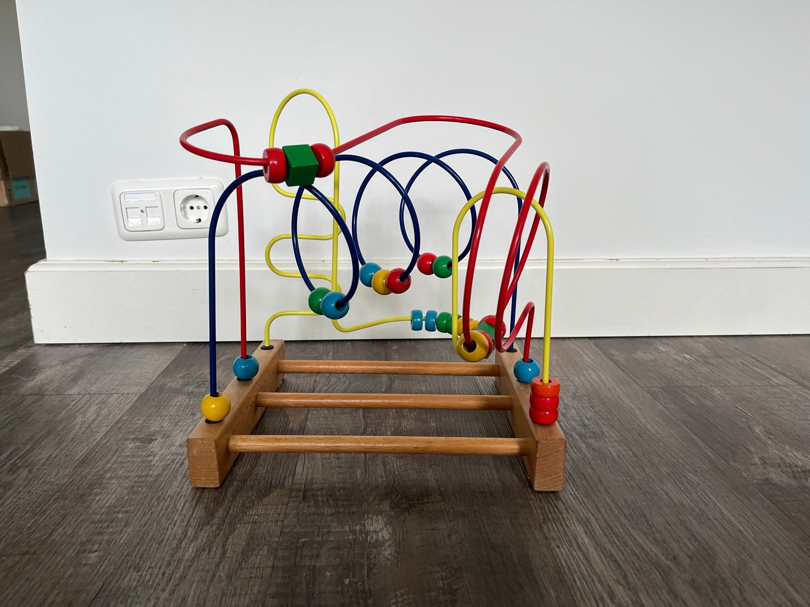Houten kralenframe / kralenspiraal - Smart Frames, Ophalen, Gebruikt, Overige typen