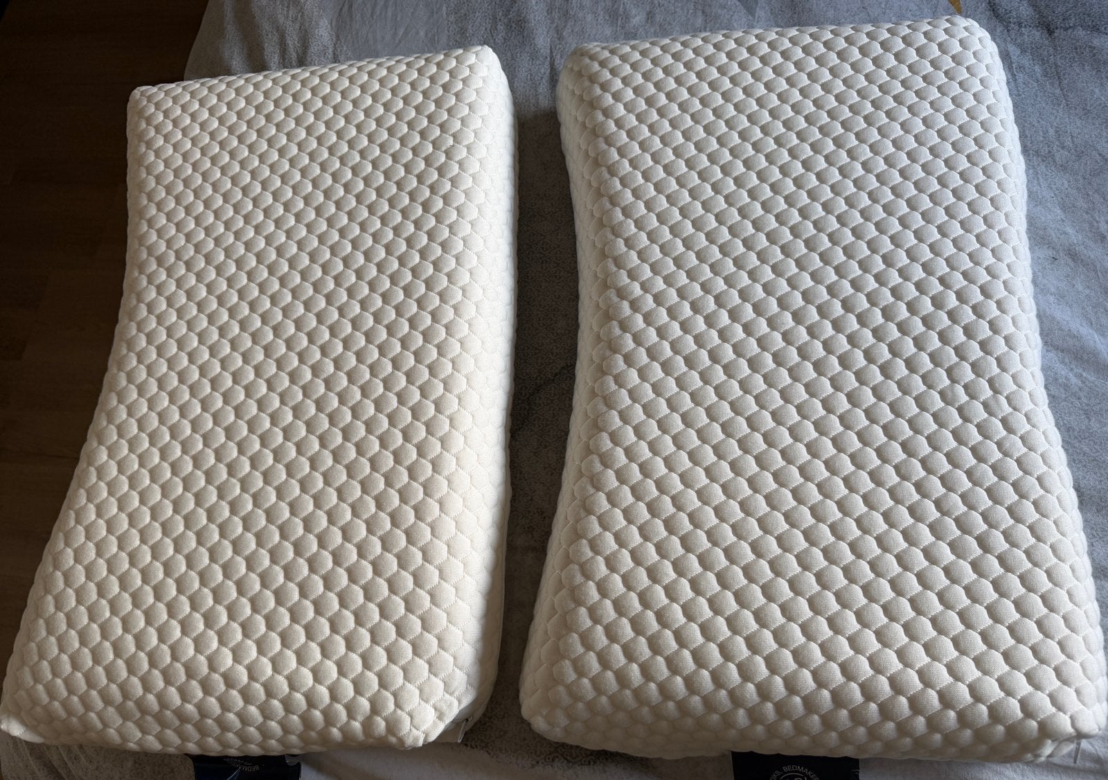 2x Dixxius latex hoofdkussens, Huis en Inrichting, Slaapkamer | Beddengoed, Eenpersoons, Wit, Nieuw, Ophalen of Verzenden
