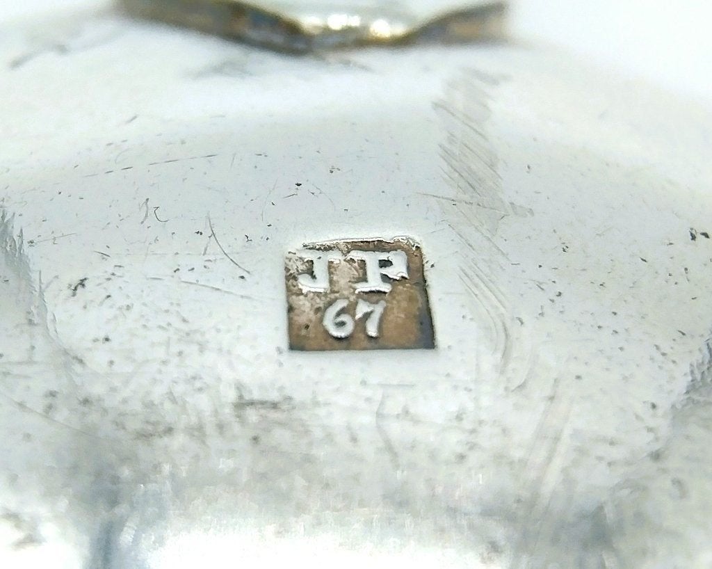 Zilveren geboortelepel, J.P. Fennema, Bolsward, 1848, Verzenden, Zilver