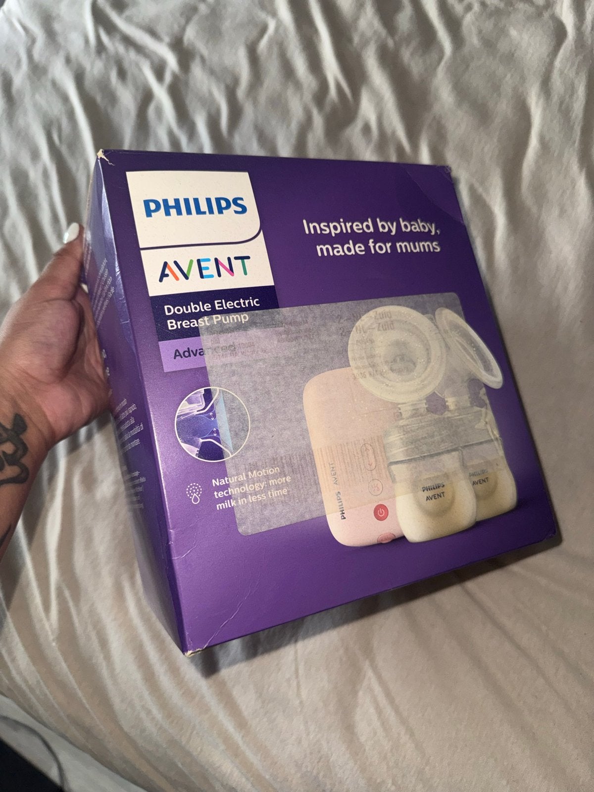 Philips Avent Dubbele Elektrische Borstkolf, Automatisch, Borstkolf, Zo goed als nieuw, Philips Avent