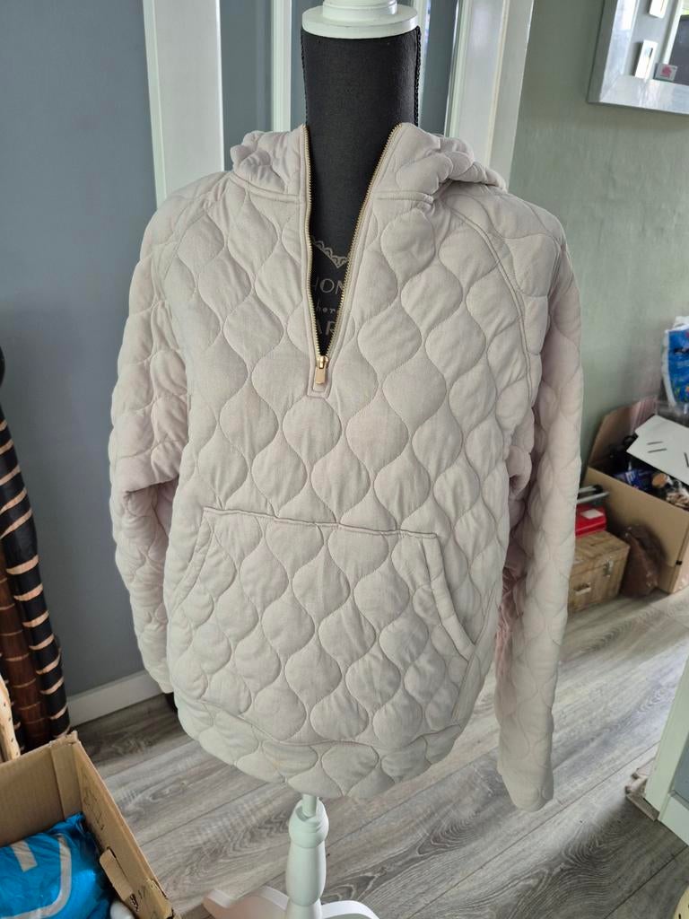 George gewatteerde hoodie - Zo goed als nieuw, Kleding | Dames, Truien en Vesten, Maat 38/40 (M), Beige, George, Ophalen of Verzenden