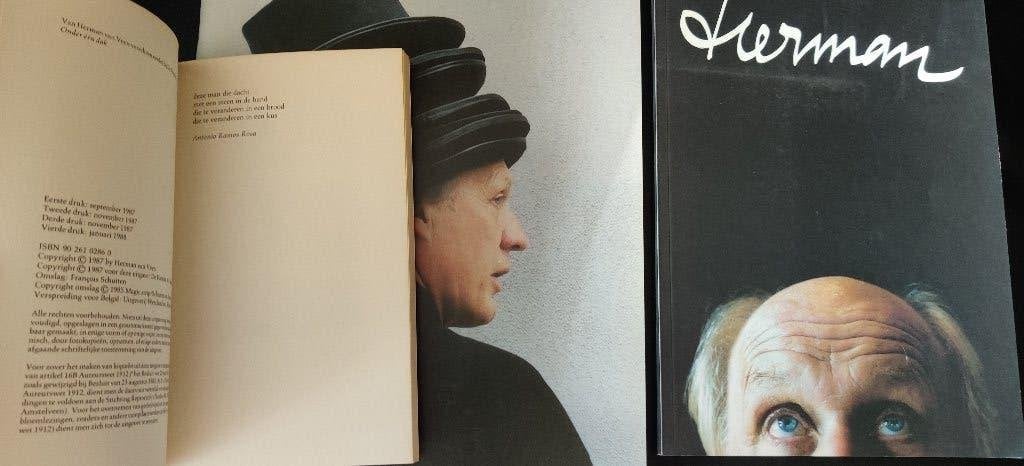 Herman van Veen set van 4 (programma)boeken, Boeken, Artiest, Ophalen of Verzenden, Herman van Veen, Zo goed als nieuw