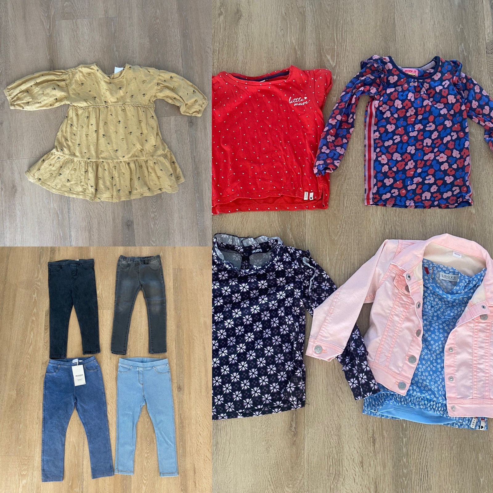 Pakketje meidenkleding 104 zara, looxs, z8 enz, Ophalen of Verzenden, Zo goed als nieuw
