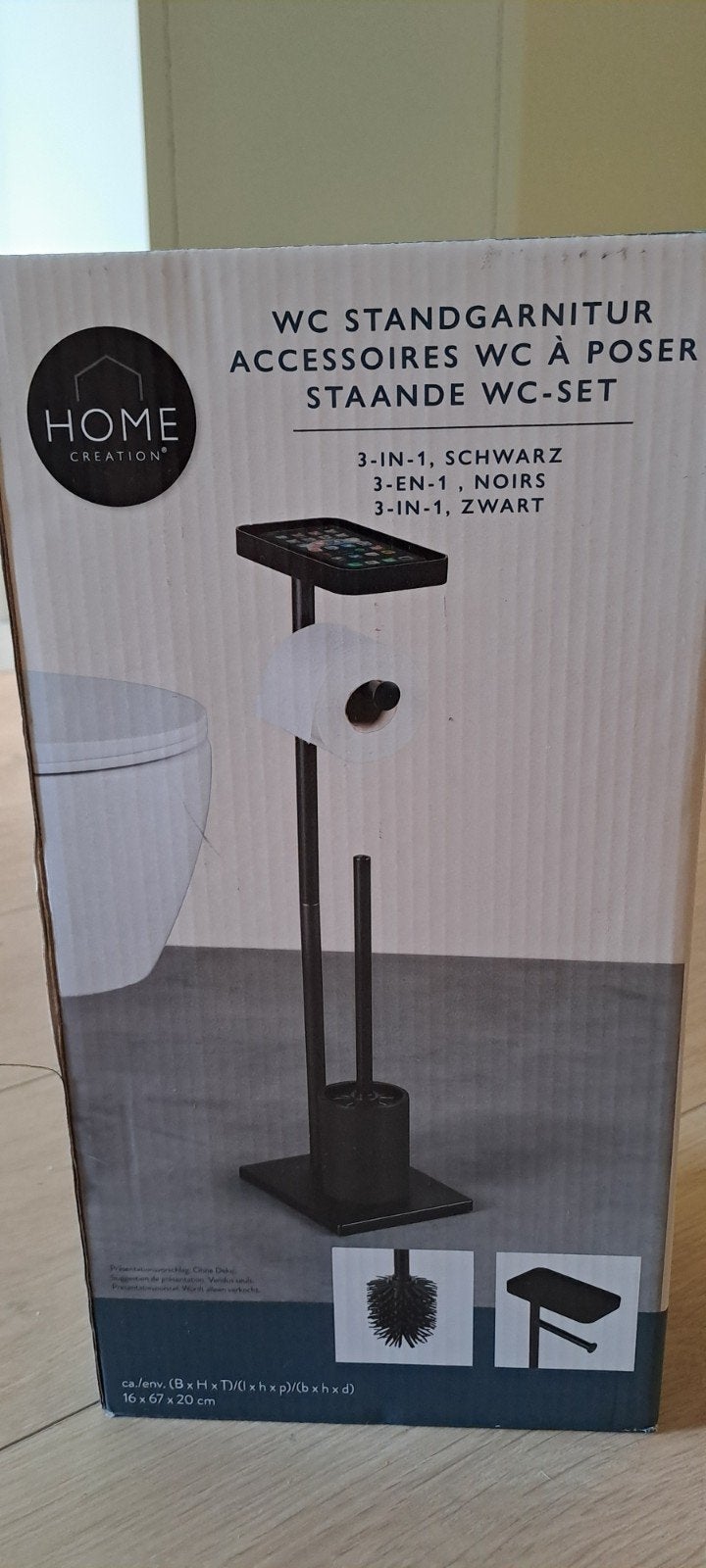 Staande toiletrolhouder / toiletset / toiletbutler, Toilet-accessoire, Nieuw, Ophalen of Verzenden, Overige merken