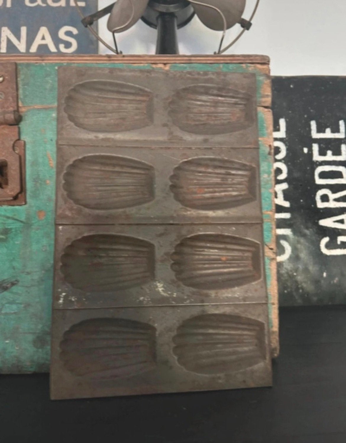 Brocante Franse madeleinevorm, Antiek en Kunst, Ophalen of Verzenden