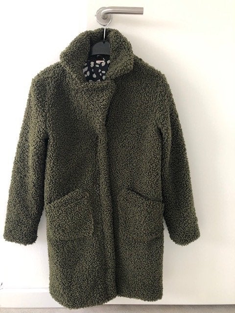 Hema teddy jas - mt. 158-164, Meisje, Ophalen of Verzenden, Zo goed als nieuw, Hema