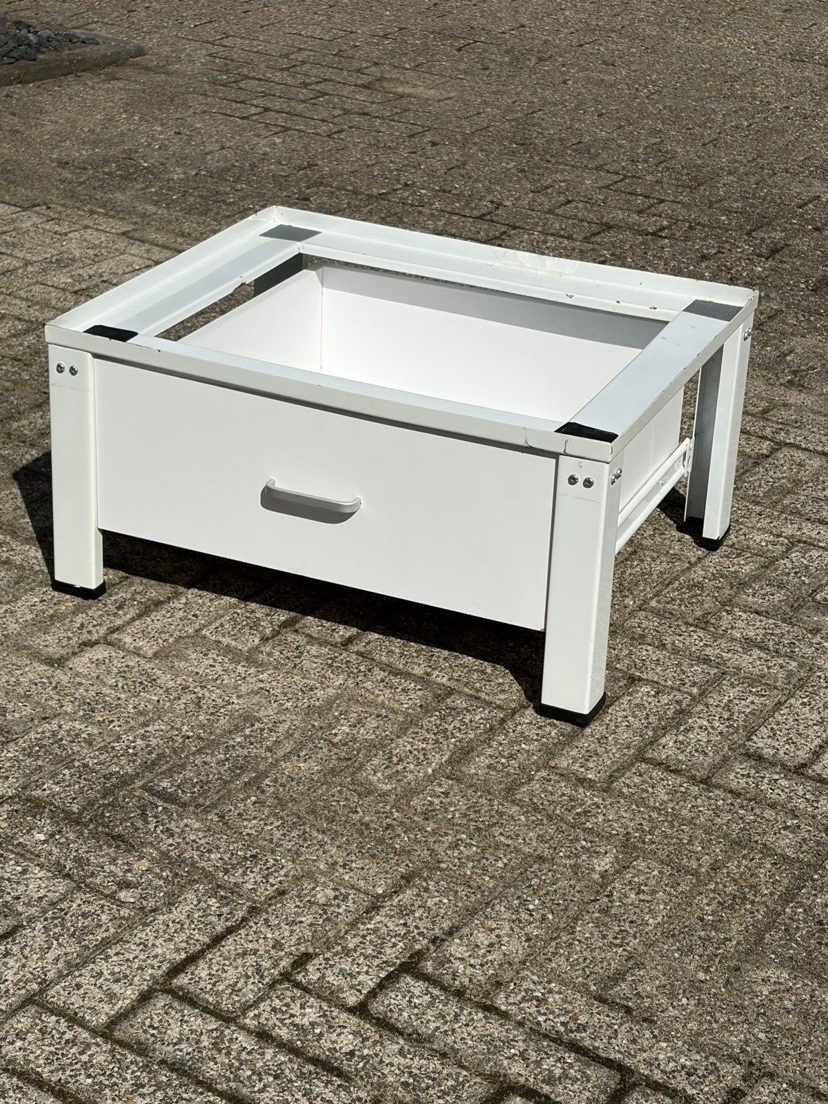 Wasmachine verhoger met lade - Wit, Witgoed en Apparatuur, Onderdelen en Toebehoren, Ophalen, Gebruikt