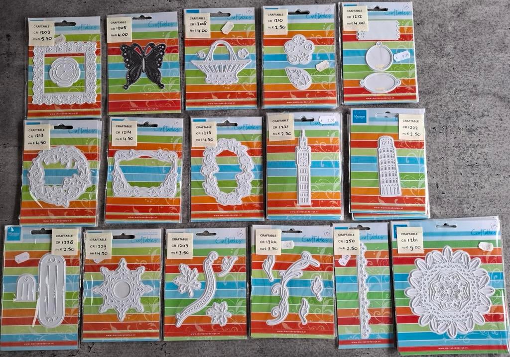 CRAFTABLES snijmallen Marianne. Nieuw.STERK AFGEPRIJSD vanaf, Ophalen of Verzenden, Nieuw, Overige thema's, Pons of Mal