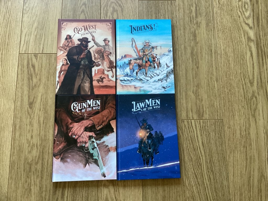 Go West Young Man 1 t/m 4 (HC met alternatieve covers), Complete serie of reeks, Ophalen of Verzenden, Zo goed als nieuw