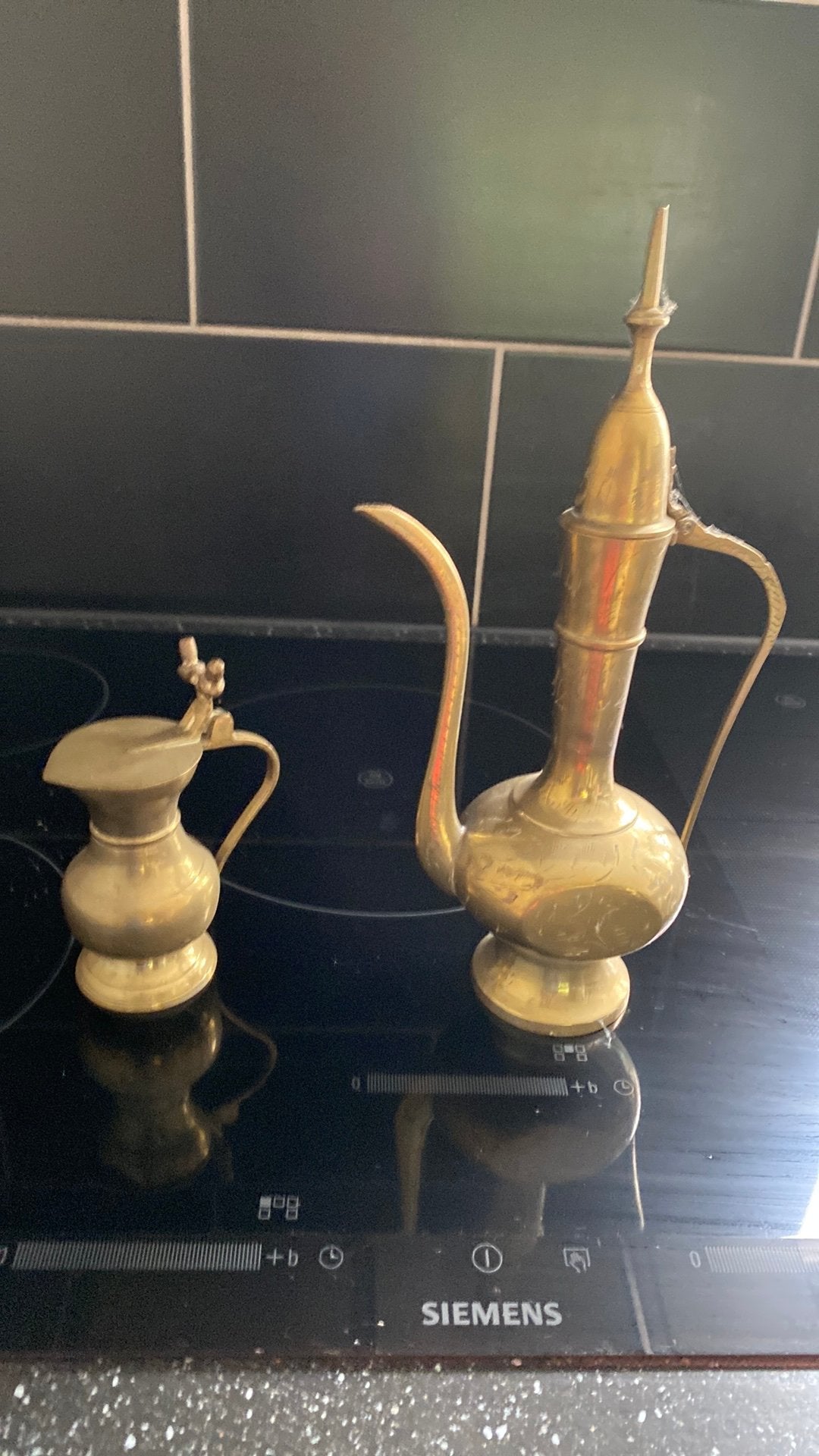 2 vinted kannen. Messing.  Samen voor, Antiek en Kunst, Ophalen of Verzenden
