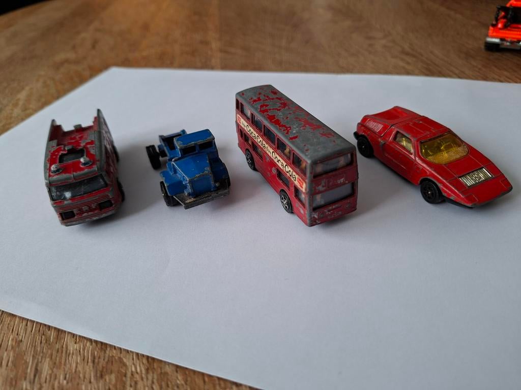 4 vintage Corgi Juniors, Ophalen of Verzenden, Gebruikt