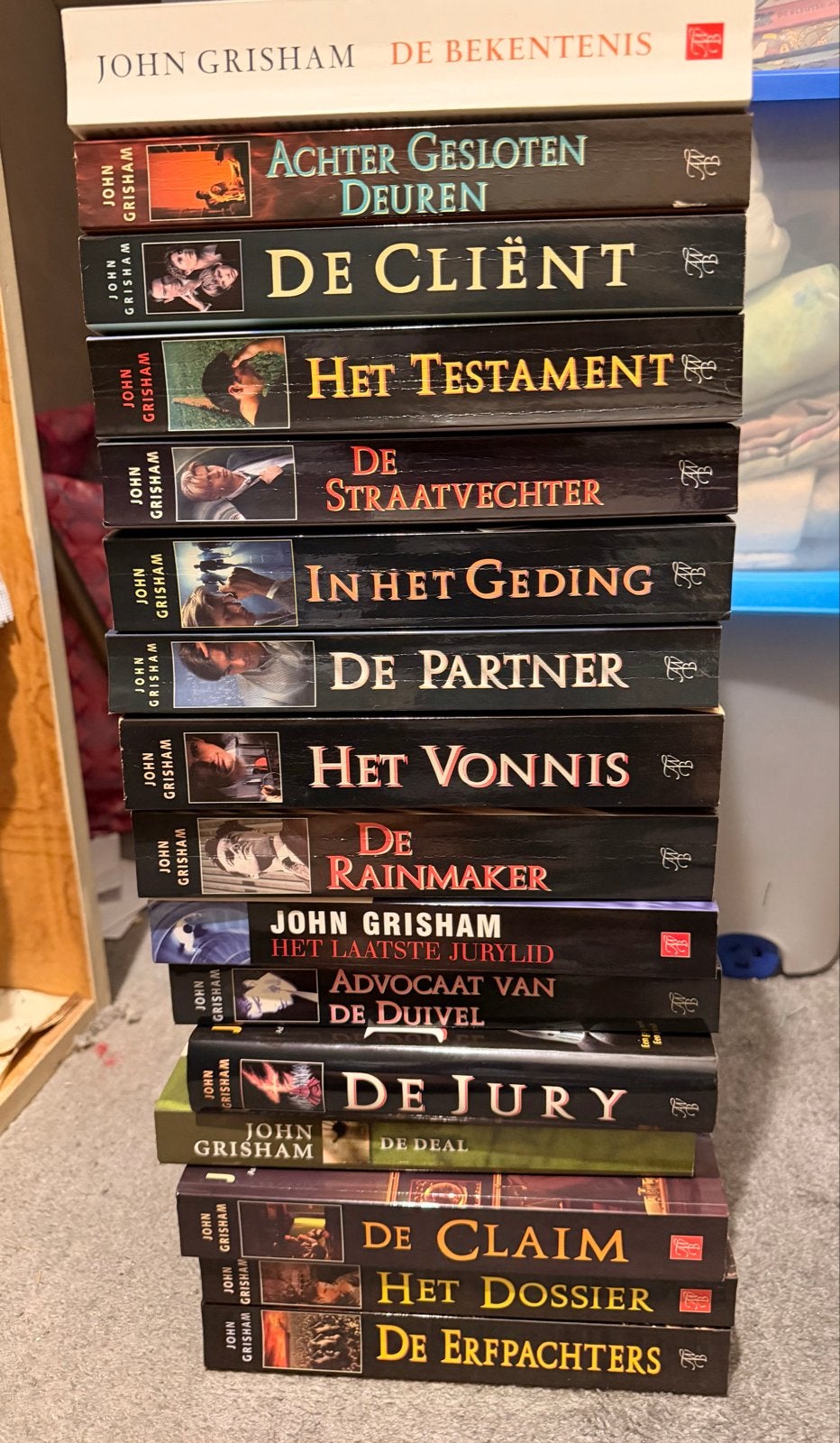 John Grisham Boeken Collectie - 15 Thrillers, Ophalen, Zo goed als nieuw, Nederland