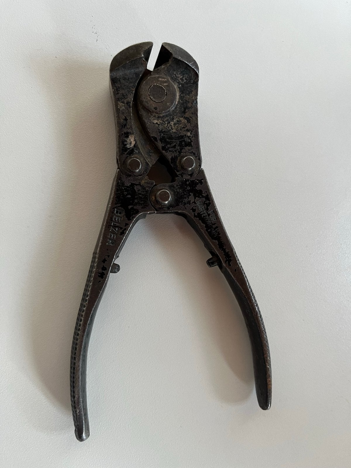 Oude Belzer draadkniptang - Vintage gereedschap, Ophalen, Gebruikt, Tang, Overige merken