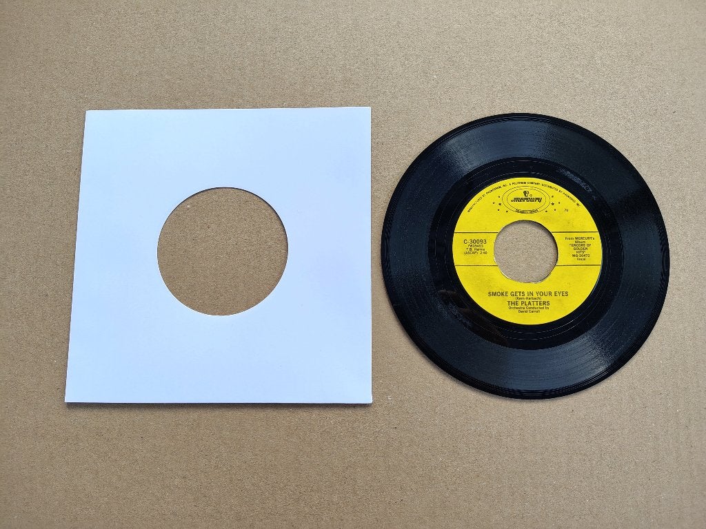 Single: The Platters - Smoke Gets In Your Eyes (1958) USA, Cd's en Dvd's, Verzenden, Gebruikt, 7 inch, Pop