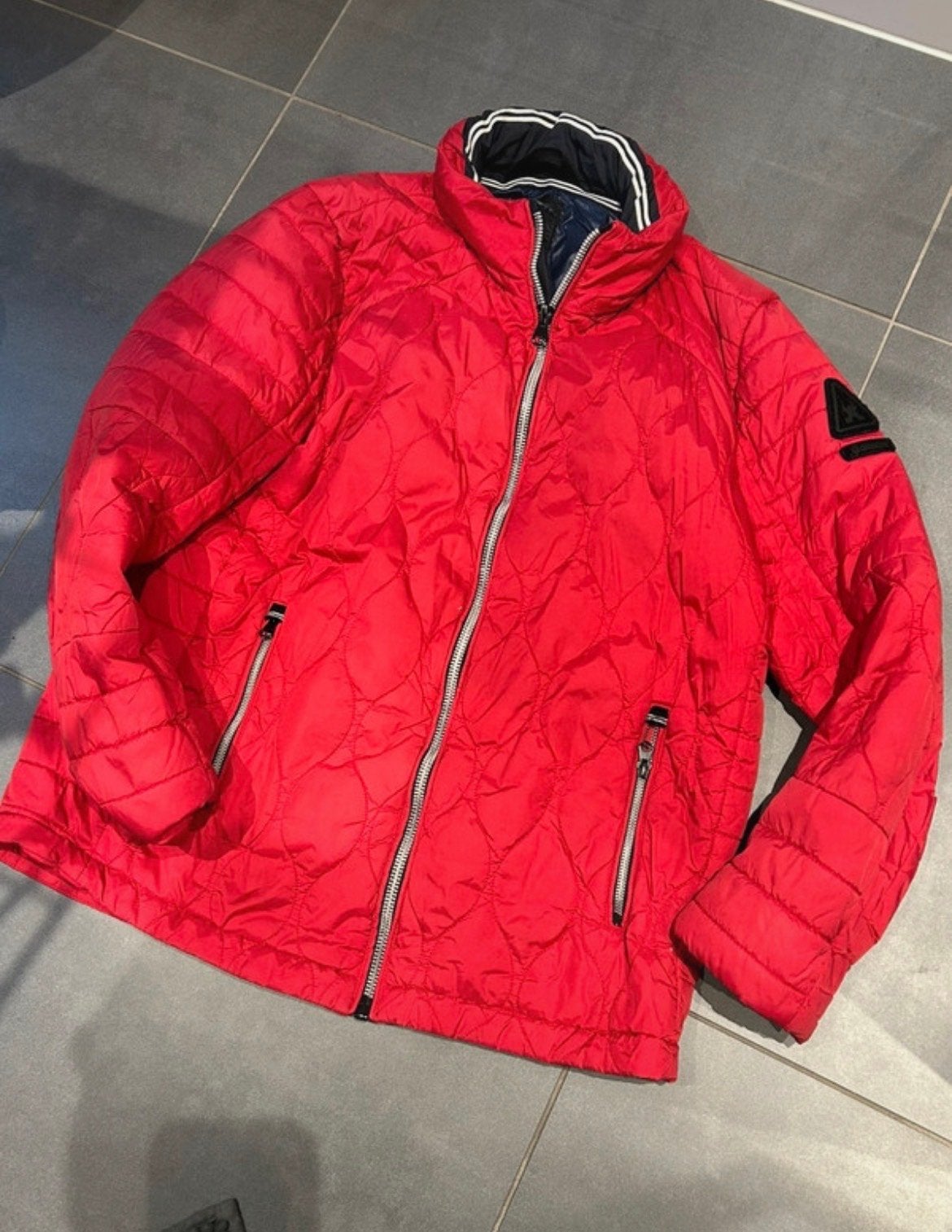 Gaastra gewatteerde jas rood, Kleding | Dames, Ophalen of Verzenden, Gedragen, Maat 42/44 (L), Rood