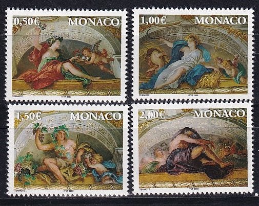 Monaco 2625/28 2002 postfris, Ophalen of Verzenden, Postfris