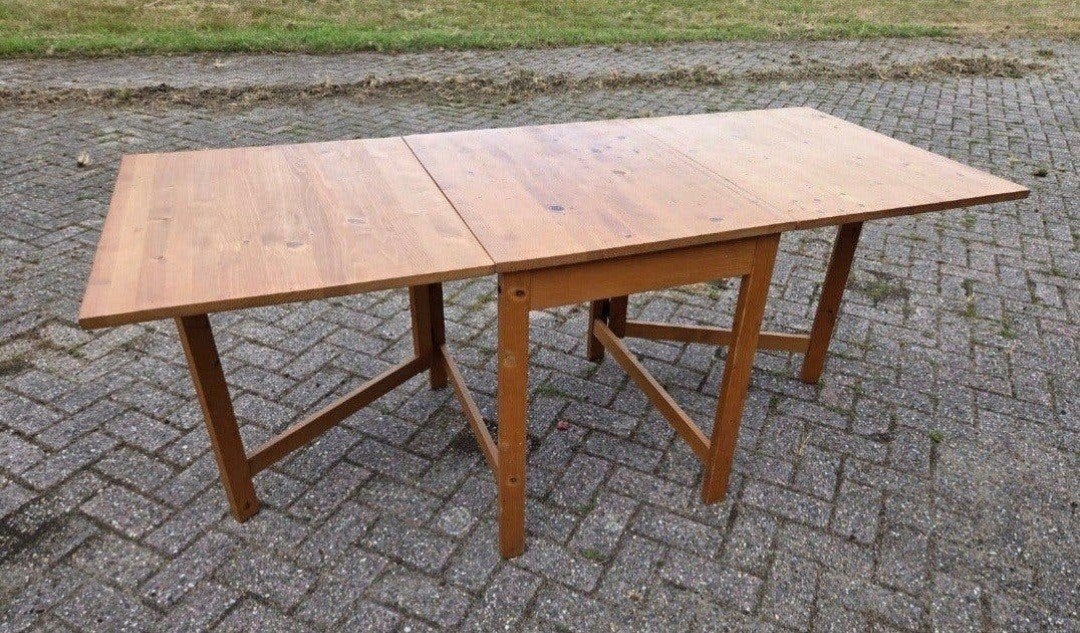 grenen uitklapbare tafel, Ophalen of Verzenden, Rechthoekig