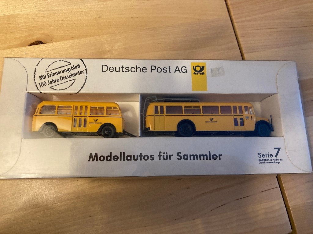 1 op 87 deutsche post AG, Hobby en Vrije tijd, Ophalen of Verzenden, Zo goed als nieuw, Bus of Vrachtwagen, Overige merken