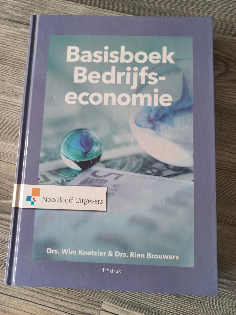 Wim Koetzier - Basisboek Bedrijfseconomie, Wim Koetzier; Rien Brouwers, Nieuw, Alpha, HBO